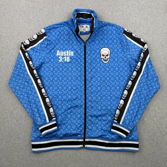 WWE Stone Cold Steve Austin 3:16 Track Jacket Pants‎ 2 Piece